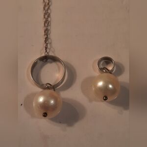 Elegant Silver925 Pearl Jewelry Set